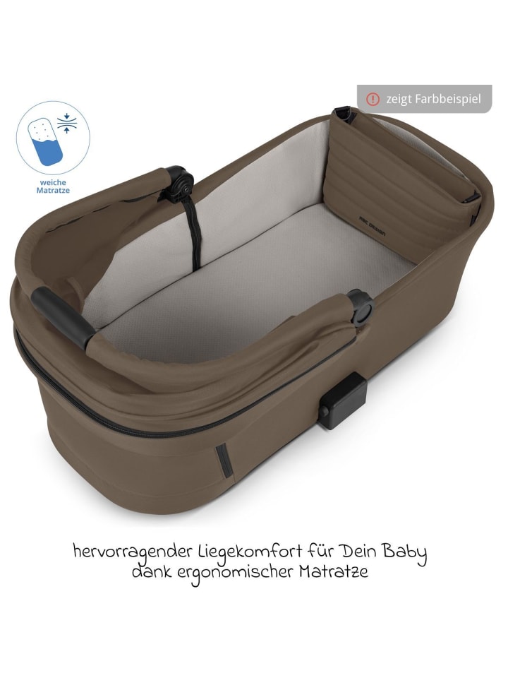 ABC-Design Kombi-Kinderwagen Samba 2 inkl. Babywanne in beige günstig kaufen onesize