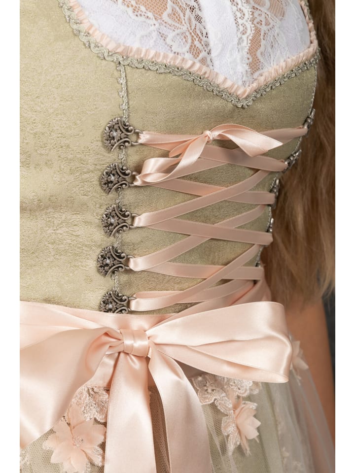 Edelnice Midi Dirndl Simona in grün günstig kaufen