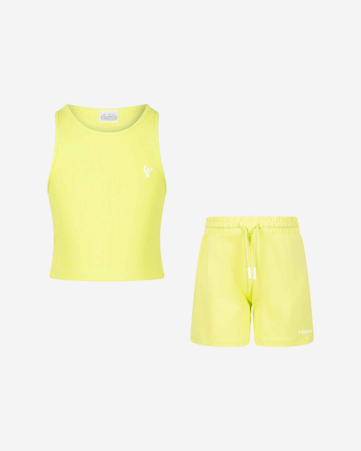 Kompletné tielko Freddy Crop+short Jr FR1615-020