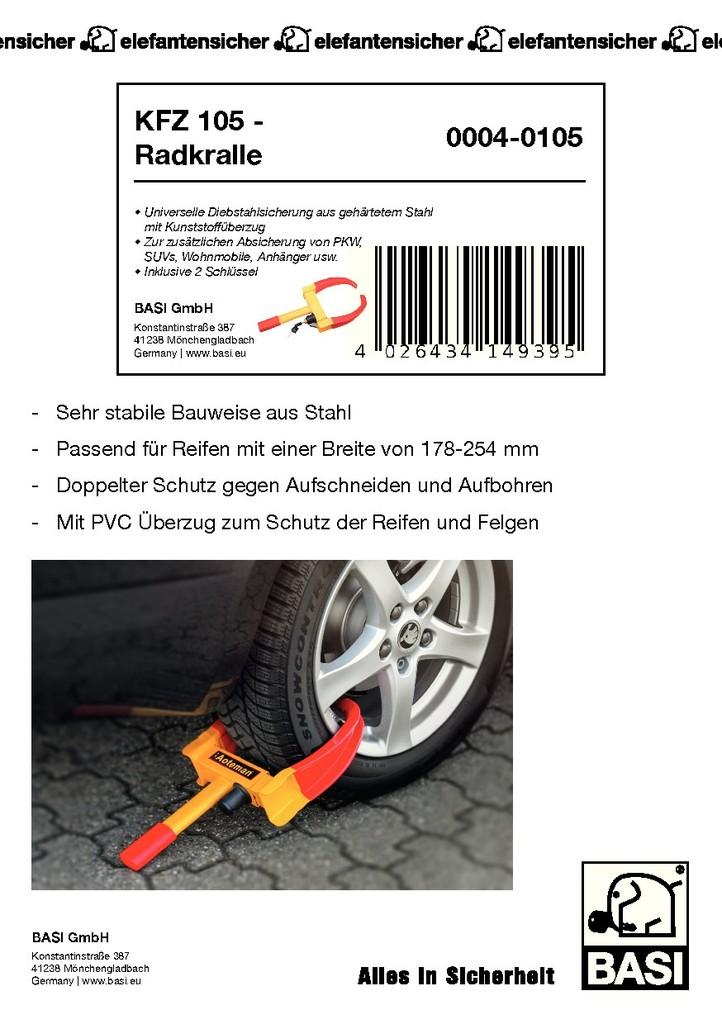 Basi KFZ 105 - Radkralle