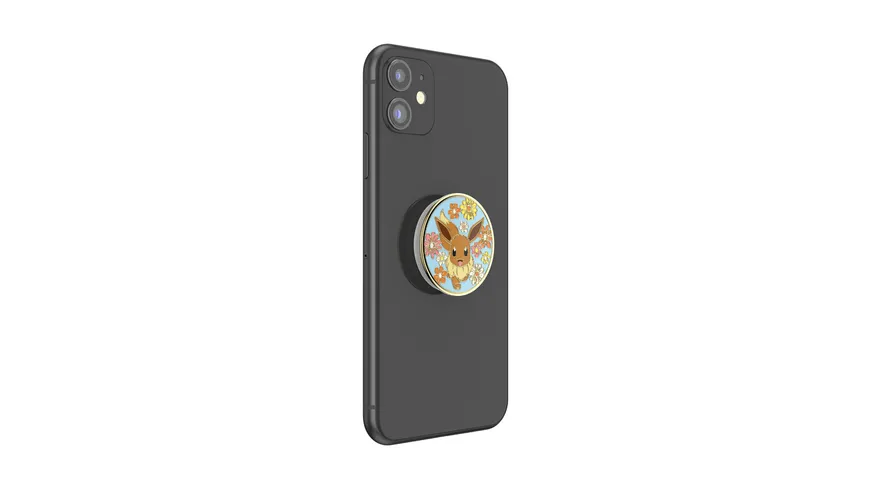 PopGrip - ausziehbarer Handy-Griff Handyhalter - Pokémon Enamel Floral Eevee