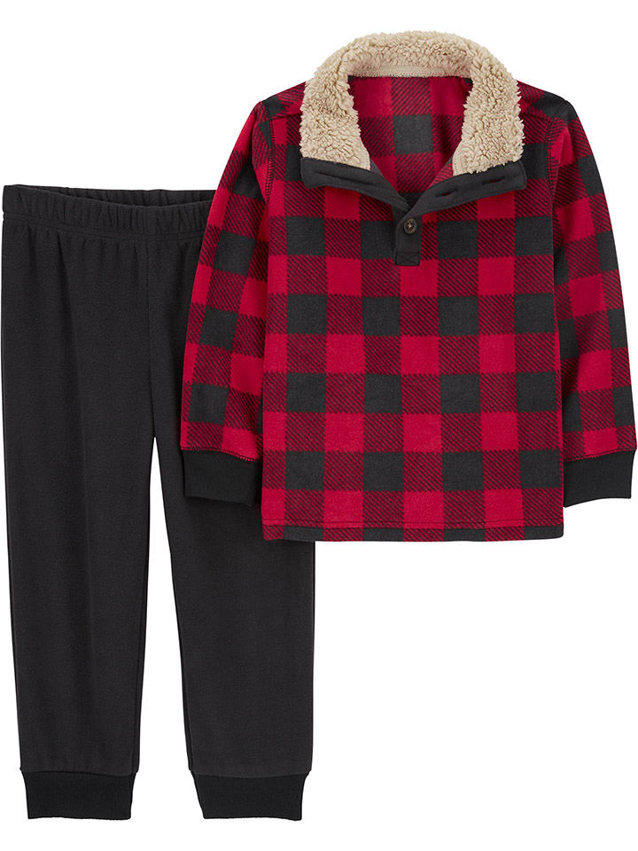 carter's 2tlg. Outfit in Rot/ Schwarz günstig kaufen