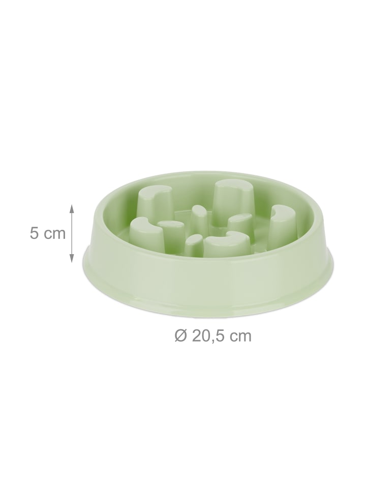 relaxdays Anti Schling Napf in Grün - 600 ml günstig kaufen onesize
