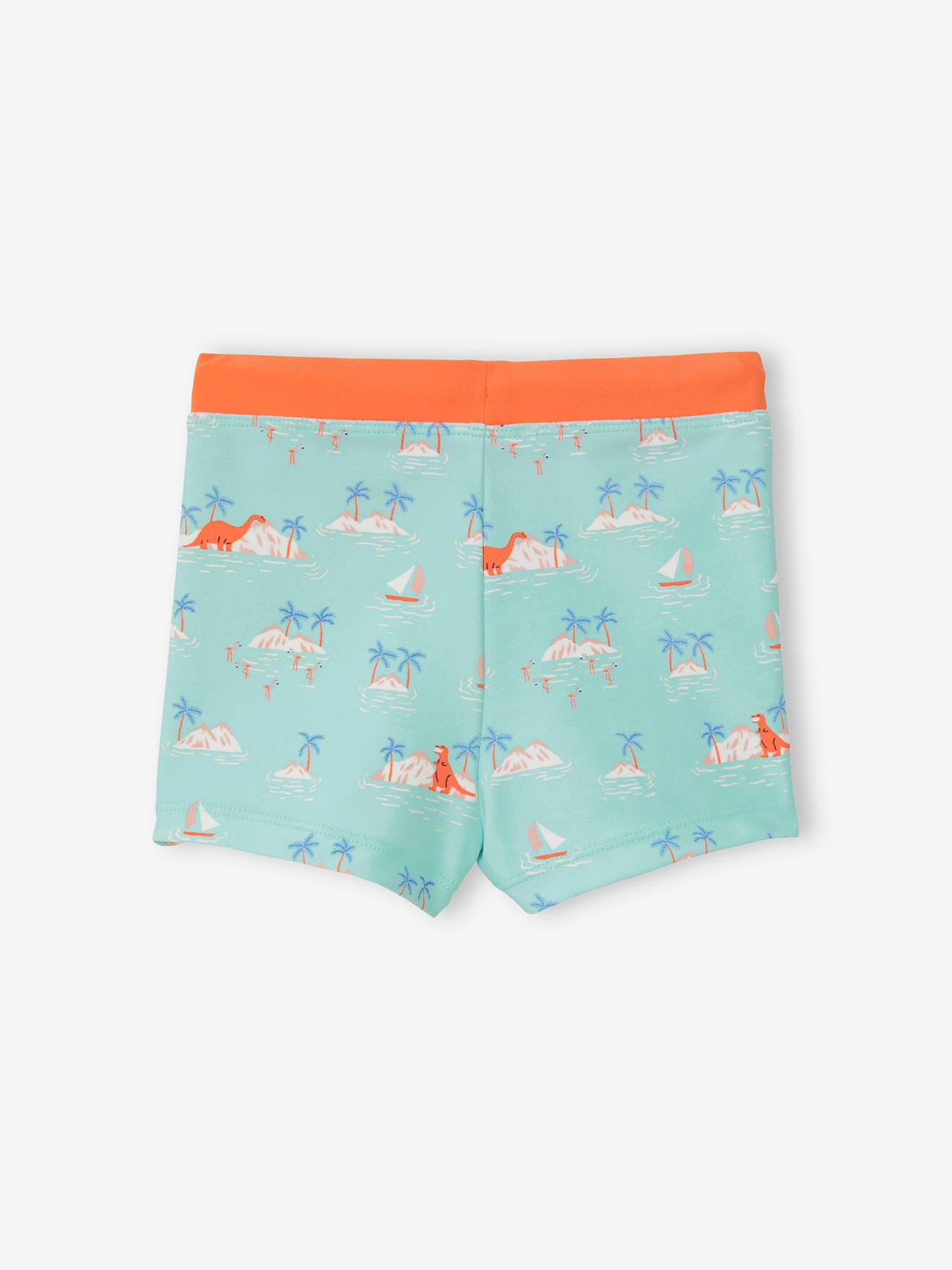 Vertbaudet Jungen Badehose, bedruckt Oeko-Tex - hellblau