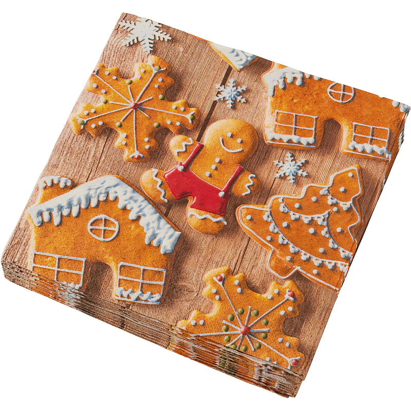 Vie Eco Servietter 20-pk 33x33 cm, julemotiv