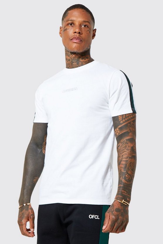 Official T-Shirt mit Streifen-Detail