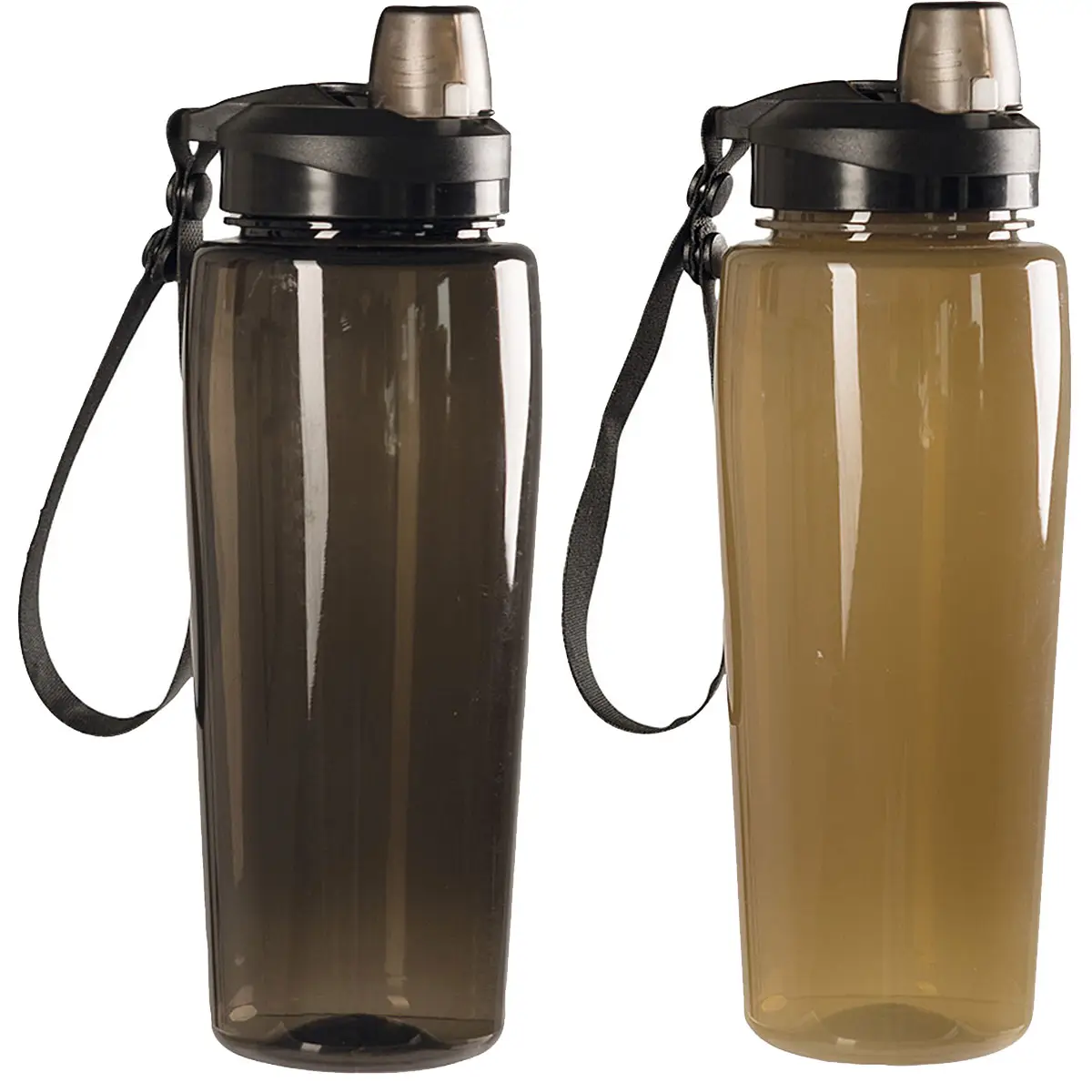 Trinkflasche transparent versch. Farben