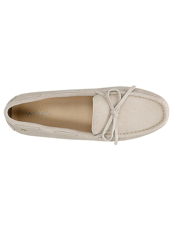 Wojas Leder-Mokassins in Beige günstig kaufen 37