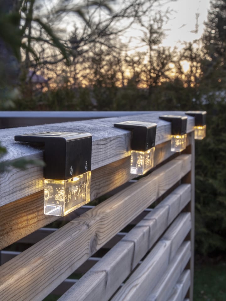 STAR Trading 4er-Set: LED-Solar-Wandleuchte 