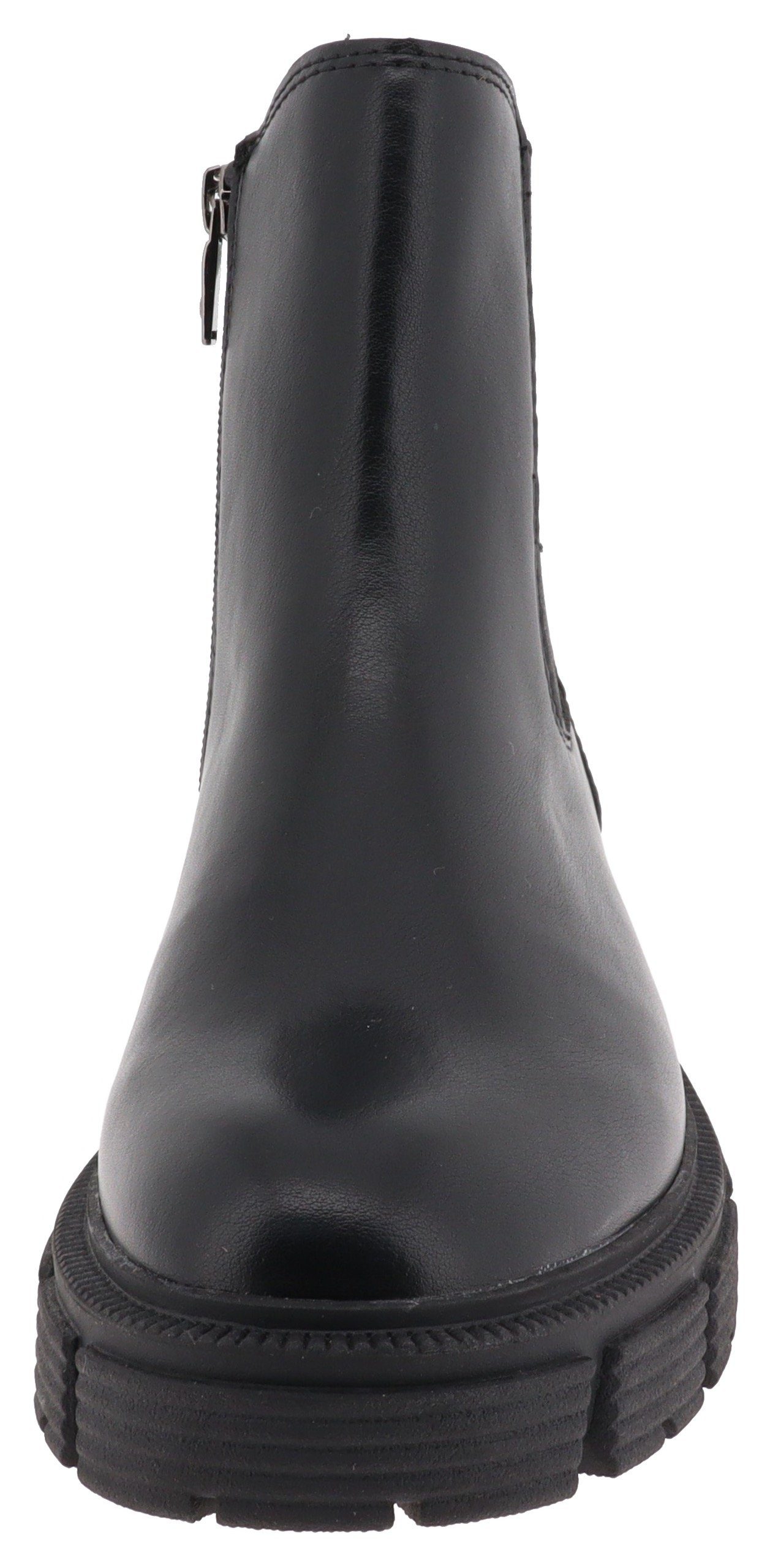 TOM TAILOR Chelseaboots mit Logoschriftzug im Stretcheinsatz