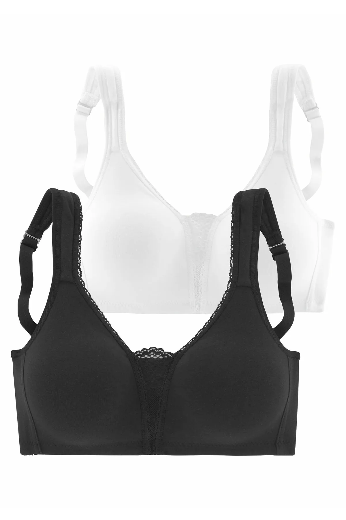 PETITE FLEUR  BH - Schwarz - Unifarben