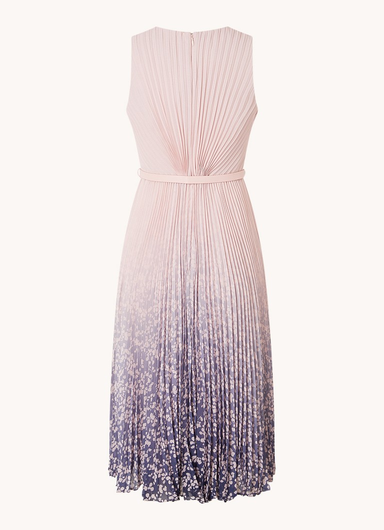 Vestido midi plisado tie-dye Simara de Phase Eight Petite