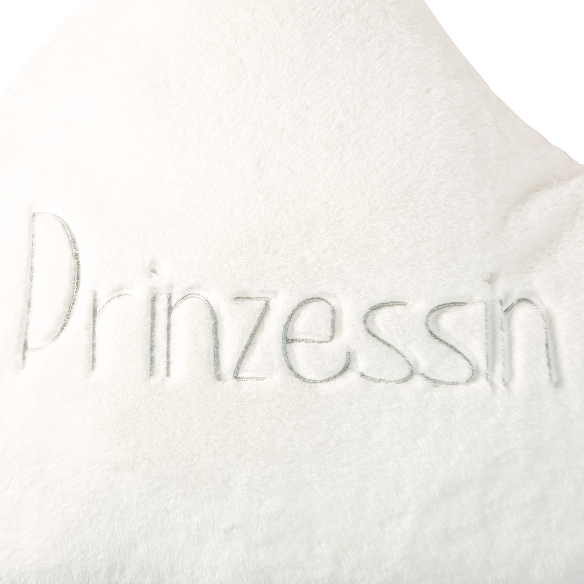 Großes Kissen in Kronen-Form