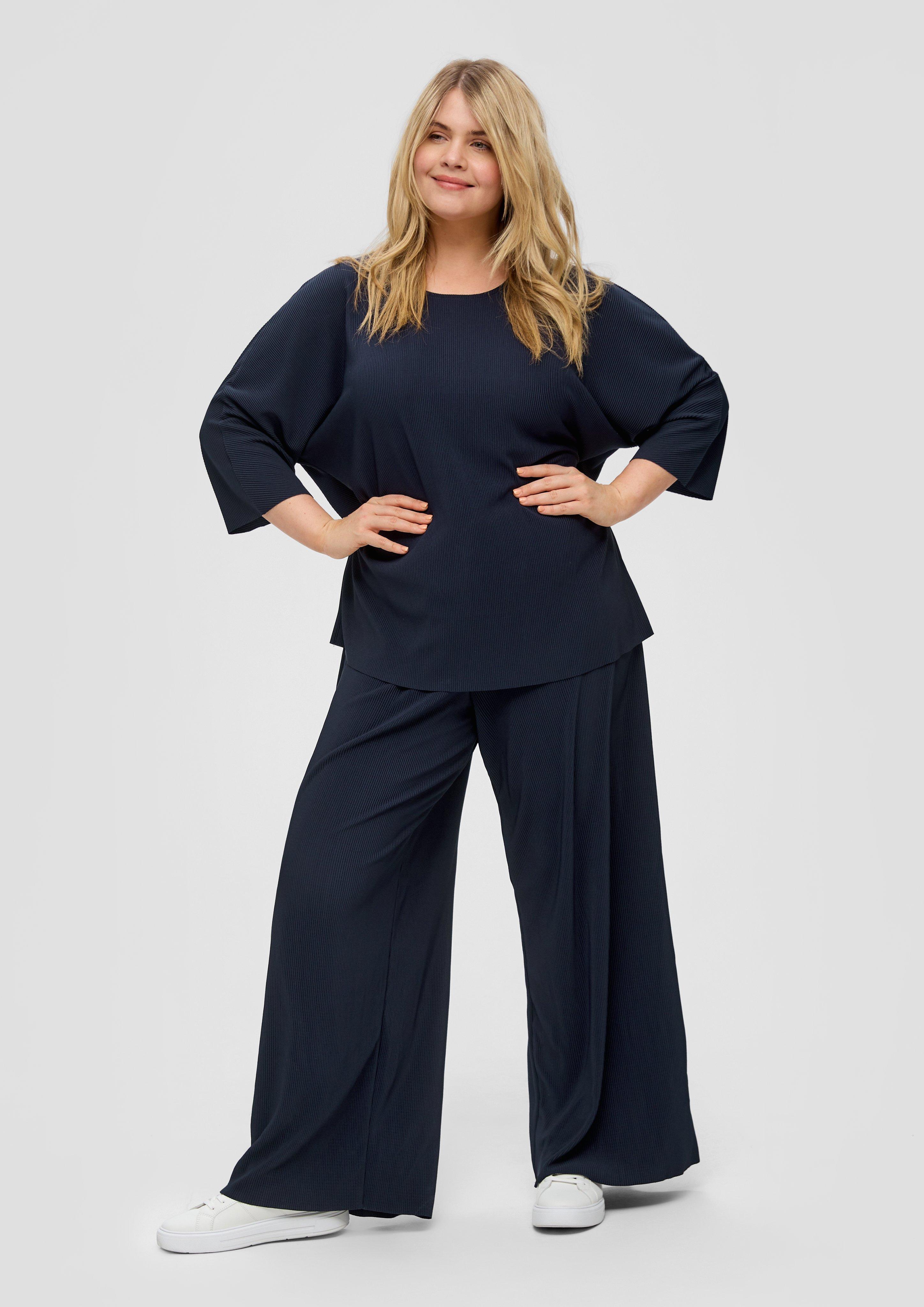 Weite plissierte Hose aus Jersey  2151574-5959