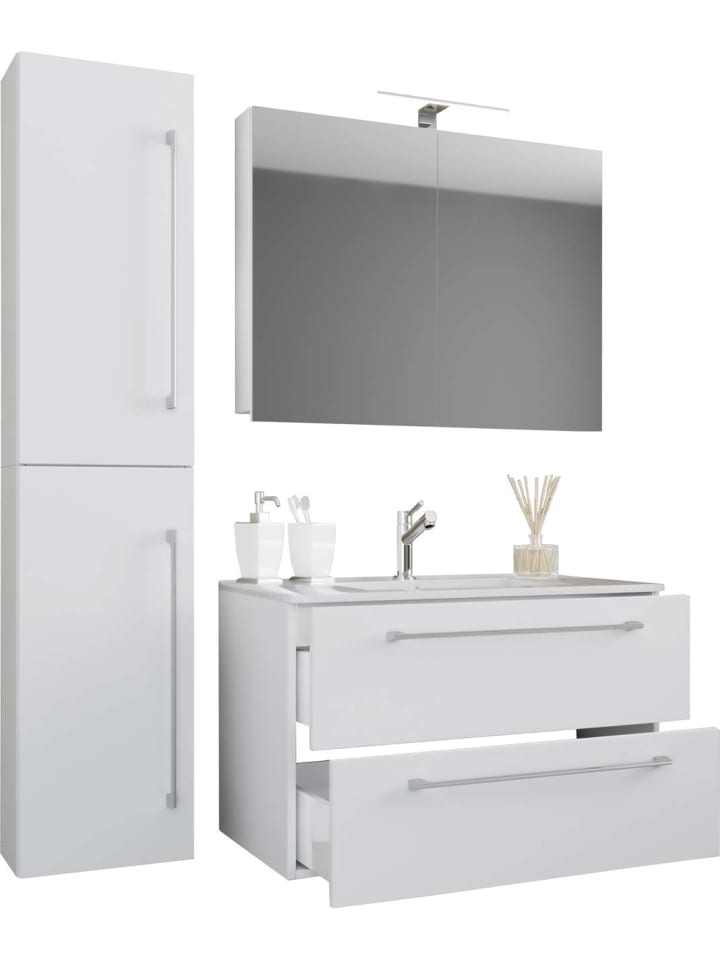ebuy24 Badmöbelset Badinos80SS Weiß 81 x 47 cm günstig kaufen onesize