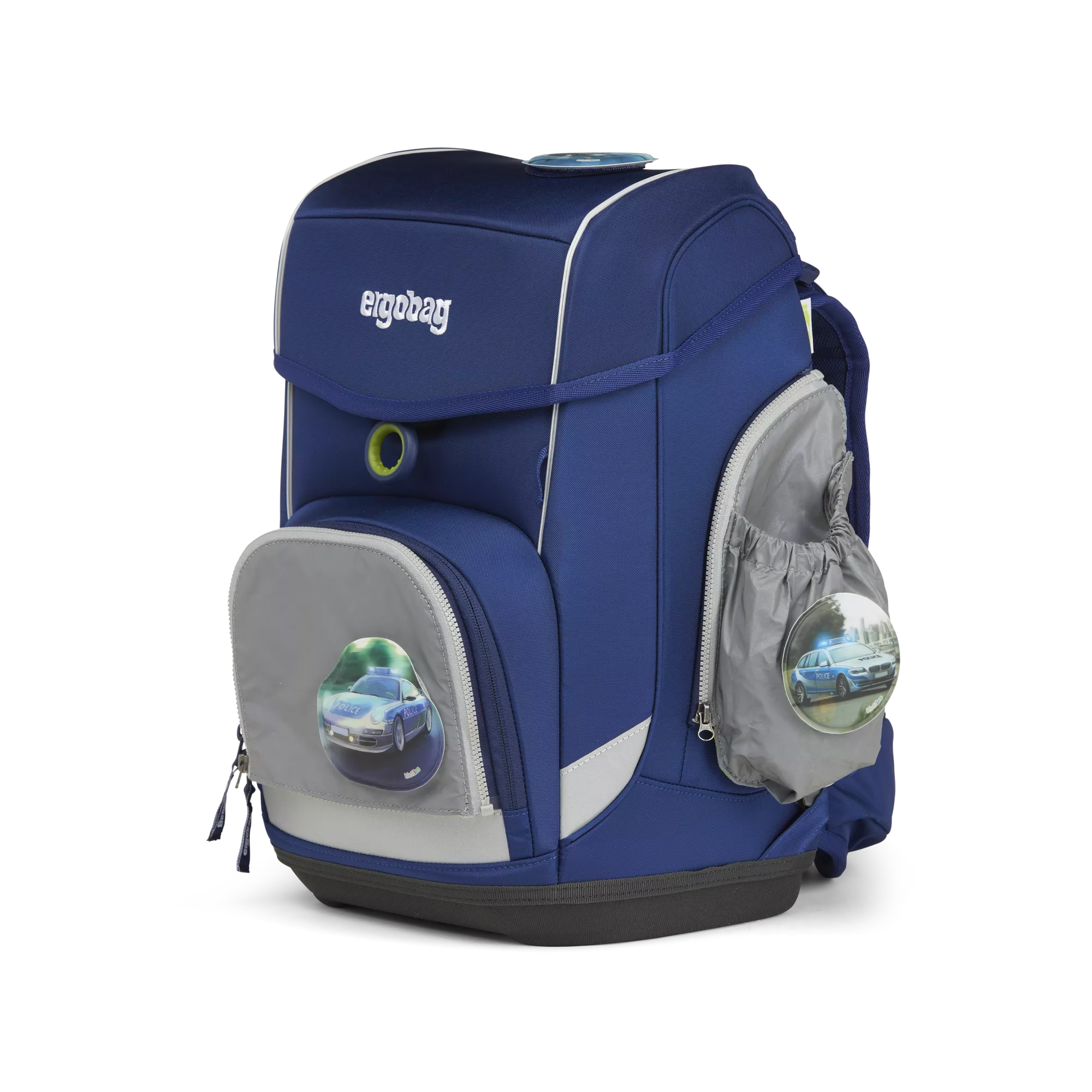 ergobag Seitentaschen Zip-Set Silber