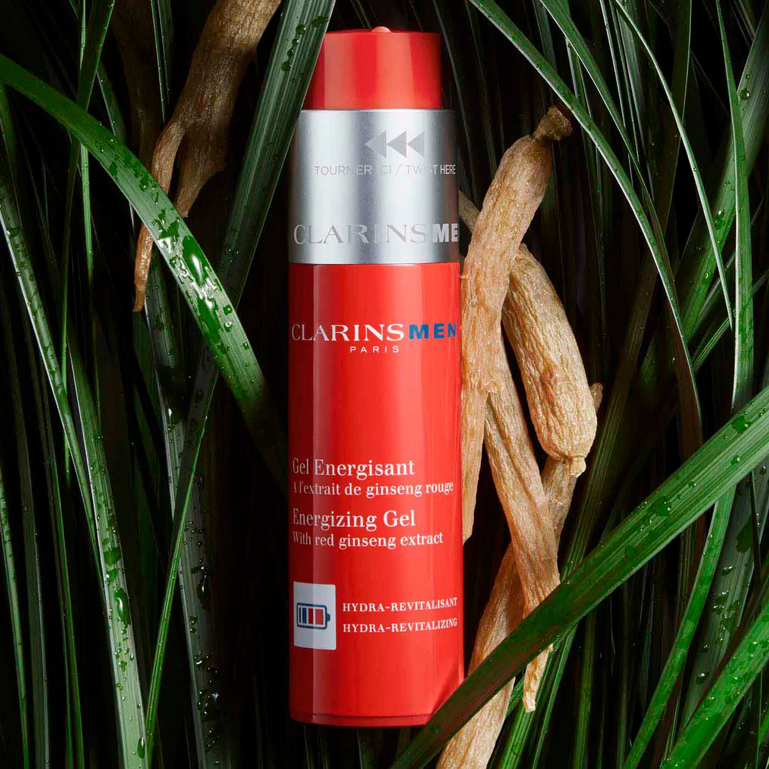 ClarinsMen Energizing Gel - Nappali Arckrém
