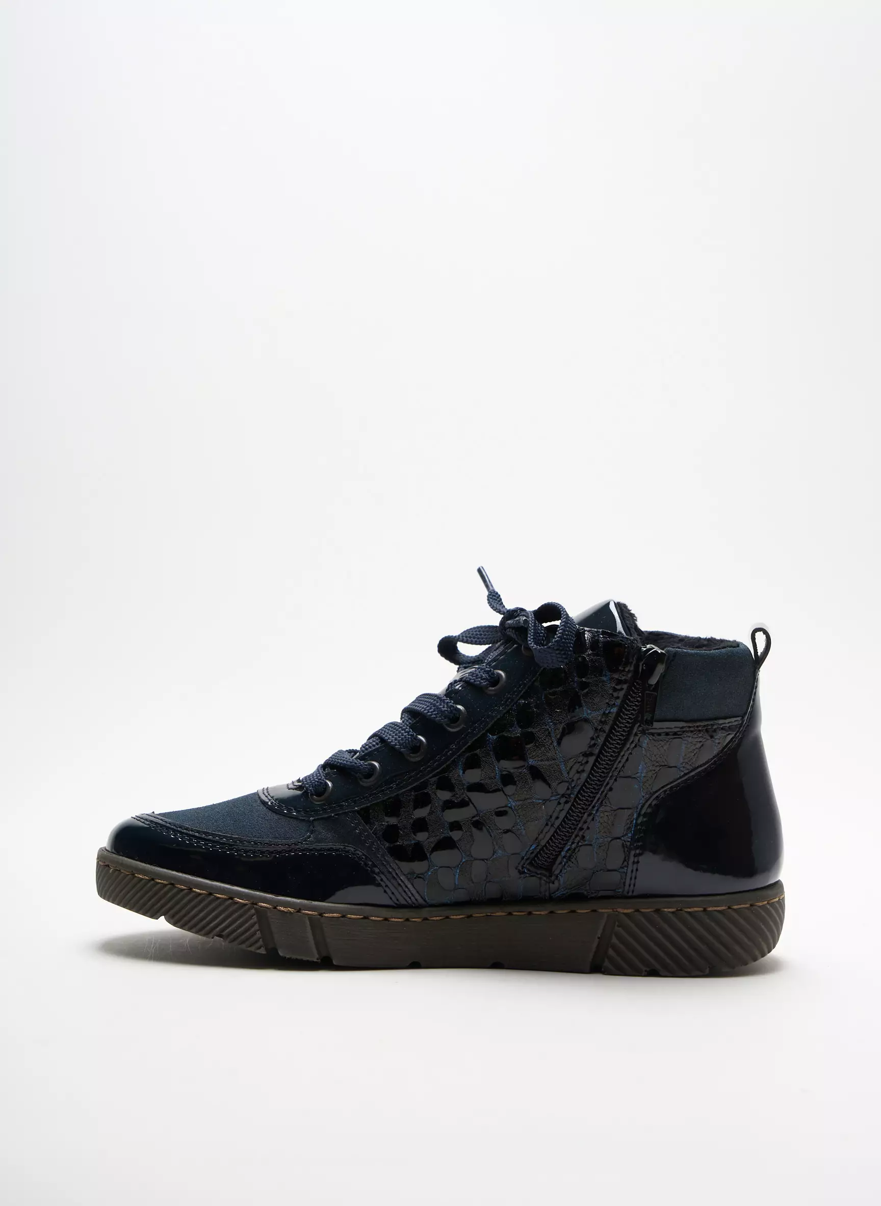Rieker Baskets Femme couleur bleu