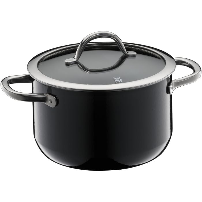 Fusiontec Inspire Kochtopf mit Deckel, 20 cm, Black