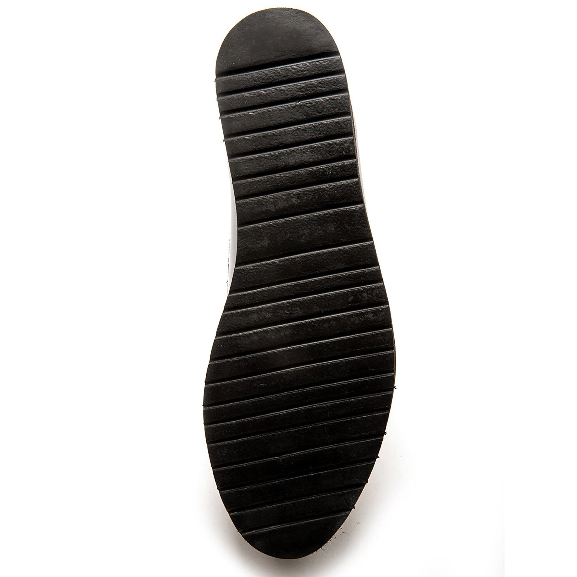 Ballerine compensée largeur confort en cuir verni