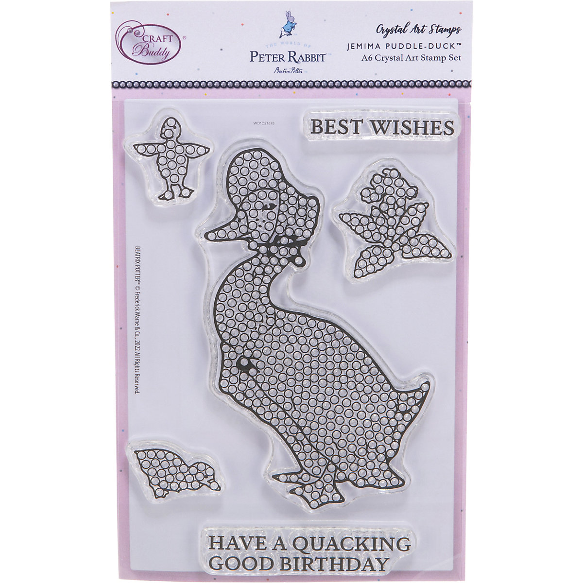 Jemima Puddle-Duck - Crystal Art A6 Stempelset