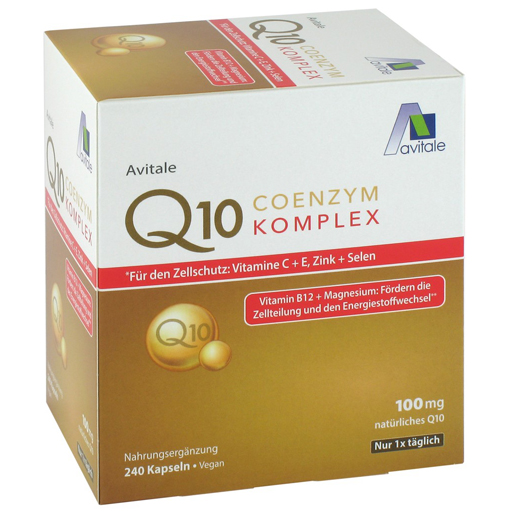 COENZYM Q10 100 mg Kapseln Vitamine Mineralstoffe  240 St  Kapseln