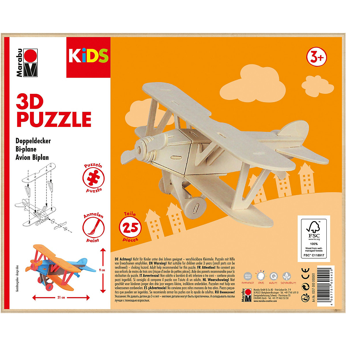 KIDS 3D Puzzle Doppeldecker