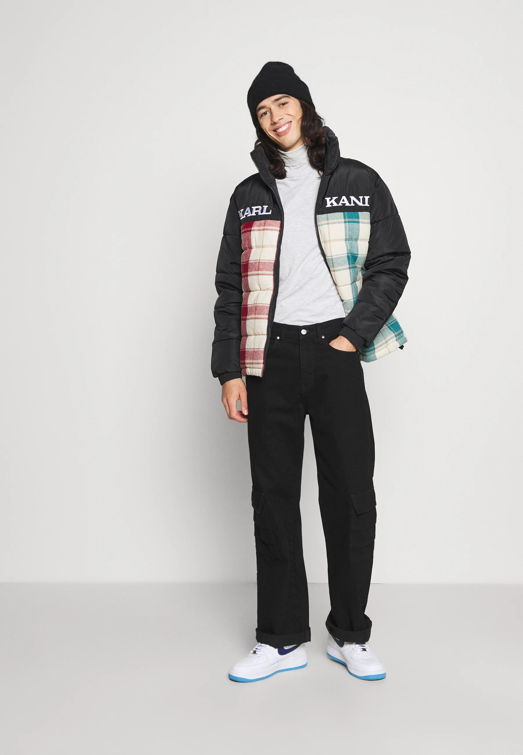 Karl Kani RETRO BLOCK PUFFER JACKET UNISEX - Chaqueta de invierno