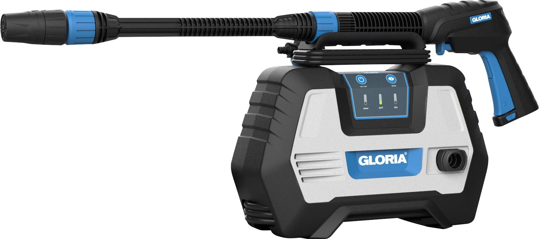 Gloria Hochdruckreiniger MultiJet 230 V, Druck max: 120 bar, 1500 W, Fördermenge max: 350 l/h
