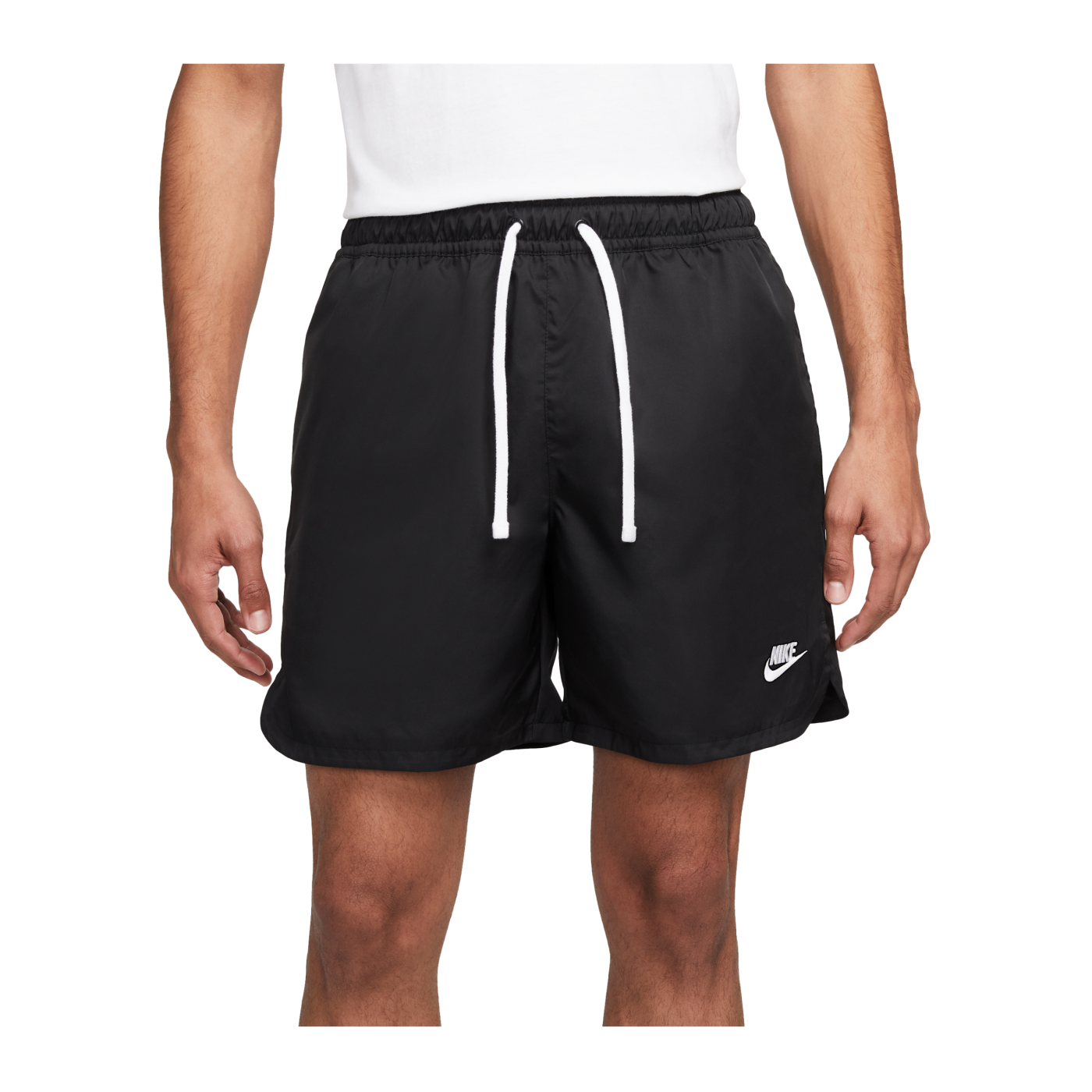Nike Woven Lined Flow Short Schwarz Weiss F010