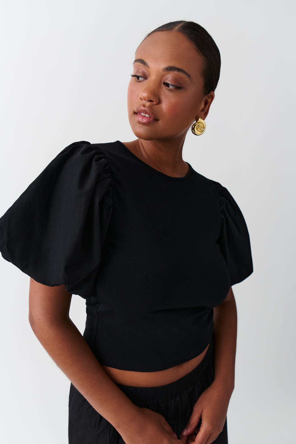 Balloon sleeve top
