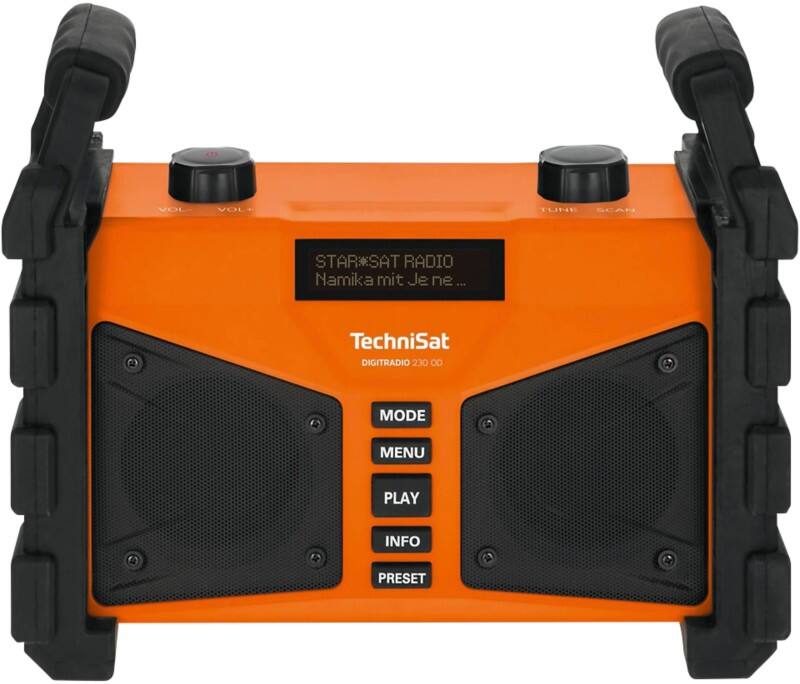 TechniSat Digitales Radio  Orange