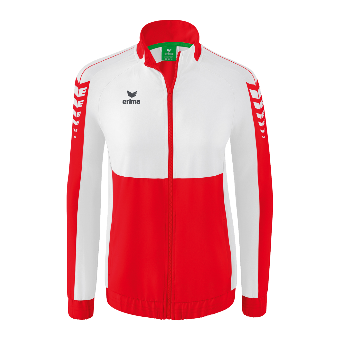 Erima Six Wings Präsentationsjacke Damen Rot Weiss