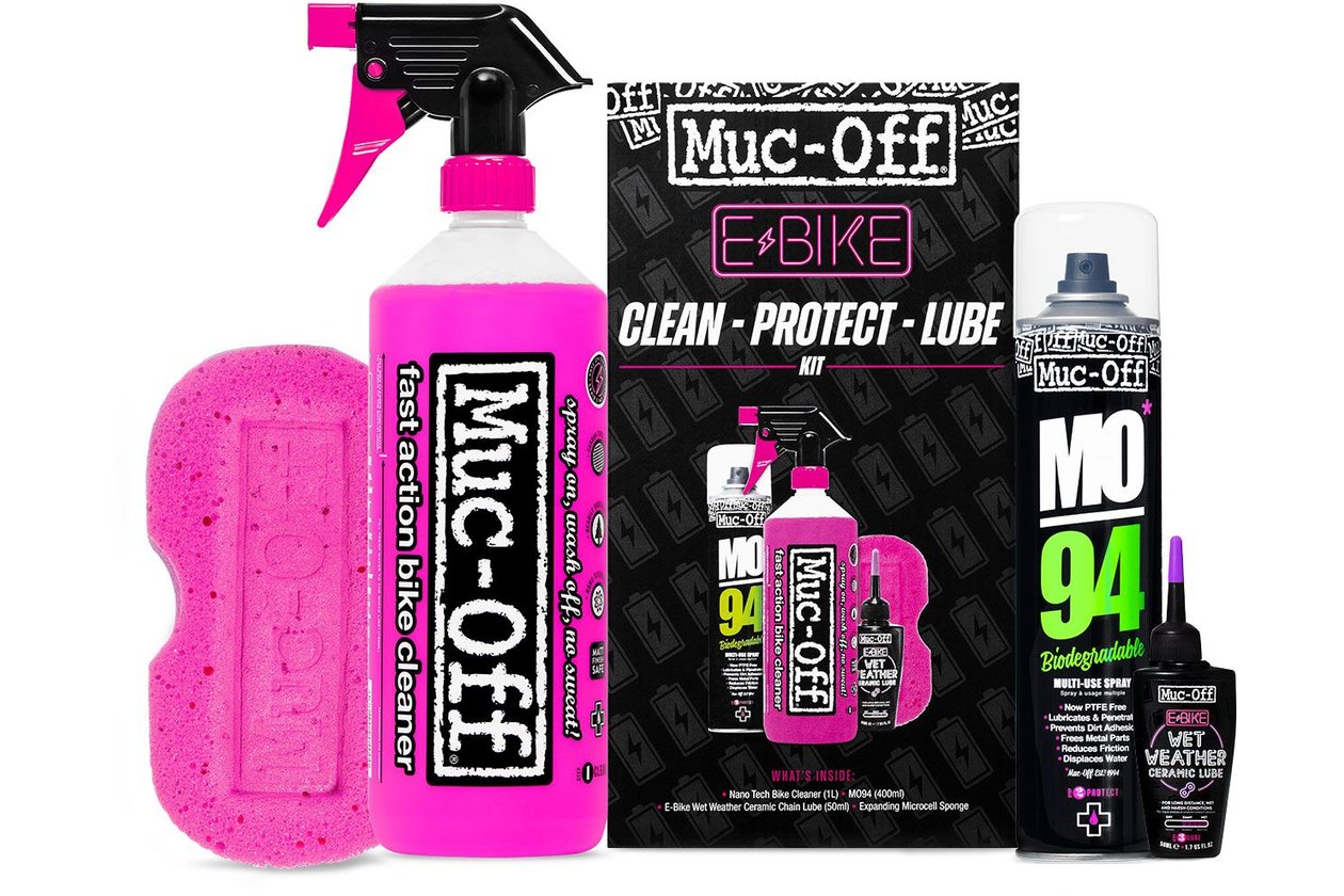 Muc-Off E-Bike Clean, Protect & Lube Kit - Wet Lube Version