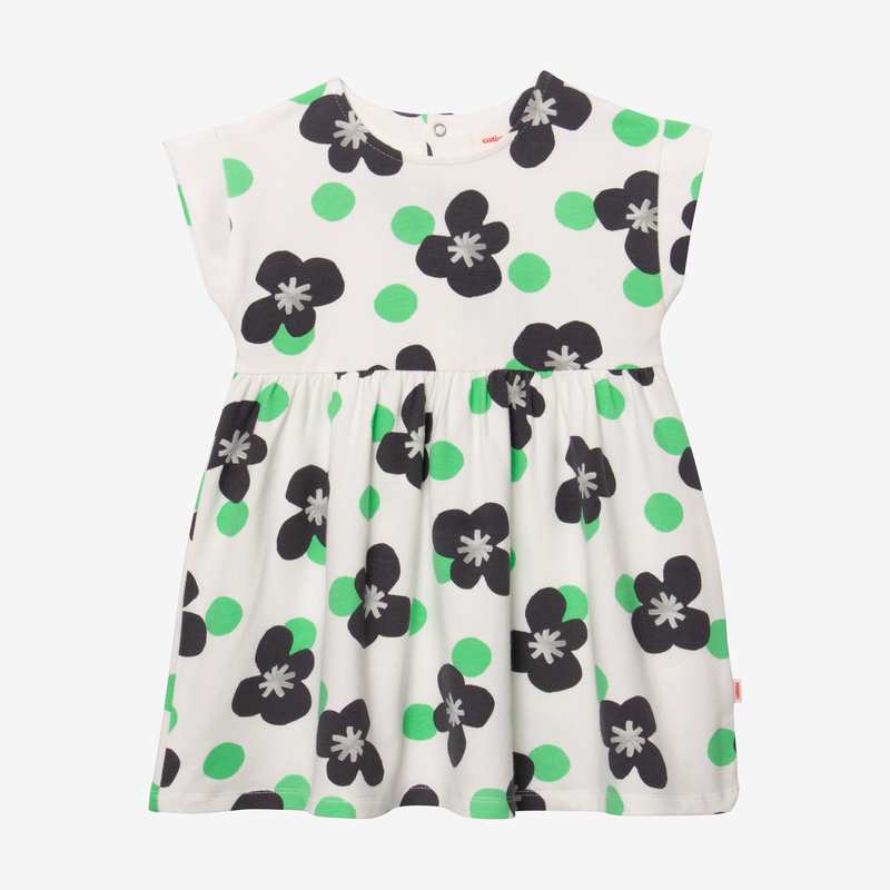 Robe bébé fille fleurs pop beige Catimini