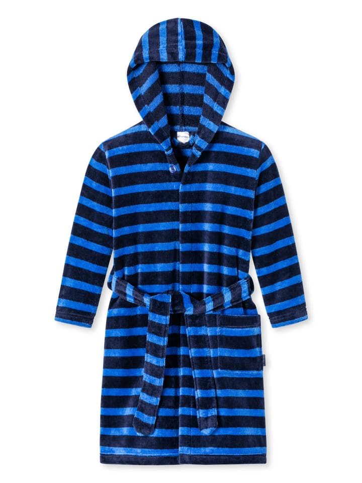 Schiesser Bademantel Kids Boys in Dunkelblau günstig kaufen