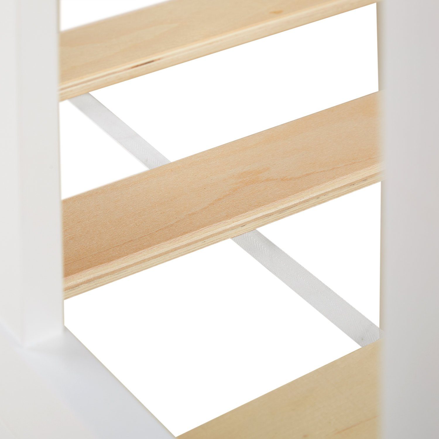 Rollrost Lattenrost 90 x 200 Kiefer Massivholz 15 Latten, Homestyle4u, Kopfteil nicht verstellbar, Fußteil nicht verstellbar