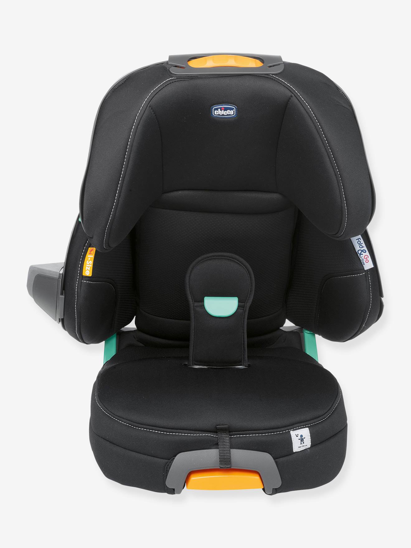 Siège-auto CHICCO Fold&Go i-Size 100 à 150 cm, équivalence groupe 2/3 black
