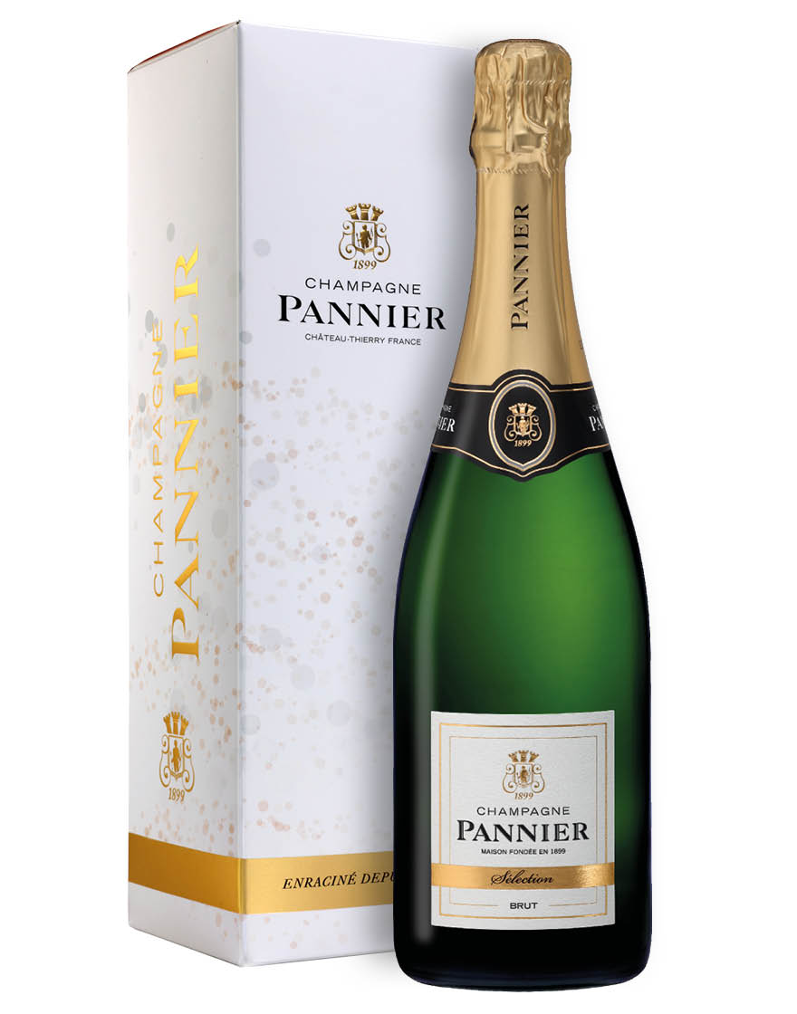 Champagne Brut AOC Selection Pannier 0,75 ℓ, En Étui