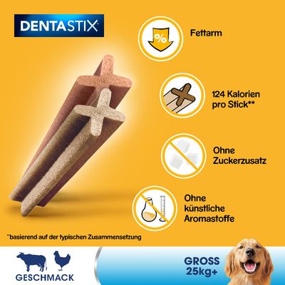 Zahnpflege Snack: Pedigree Dentastix für große Hunde (>25 kg)