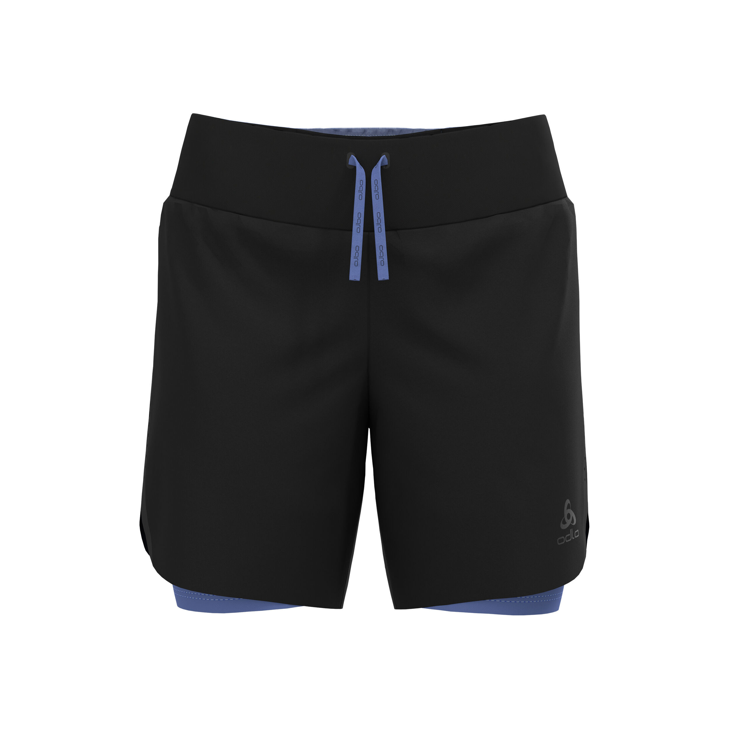 X-Alp Trail 6inch 2in1 Laufshorts Damen - Schwarz, Flieder