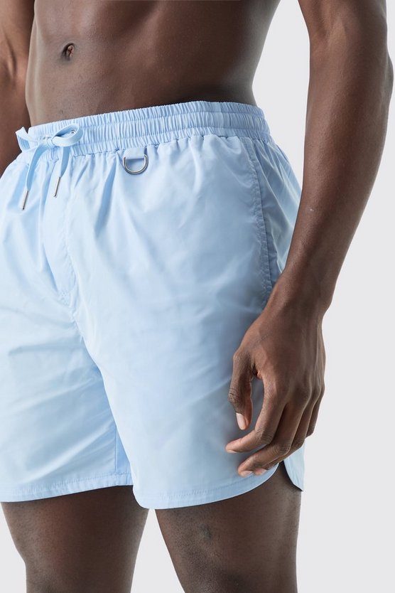 Mittellange Badehose mit Schnalle