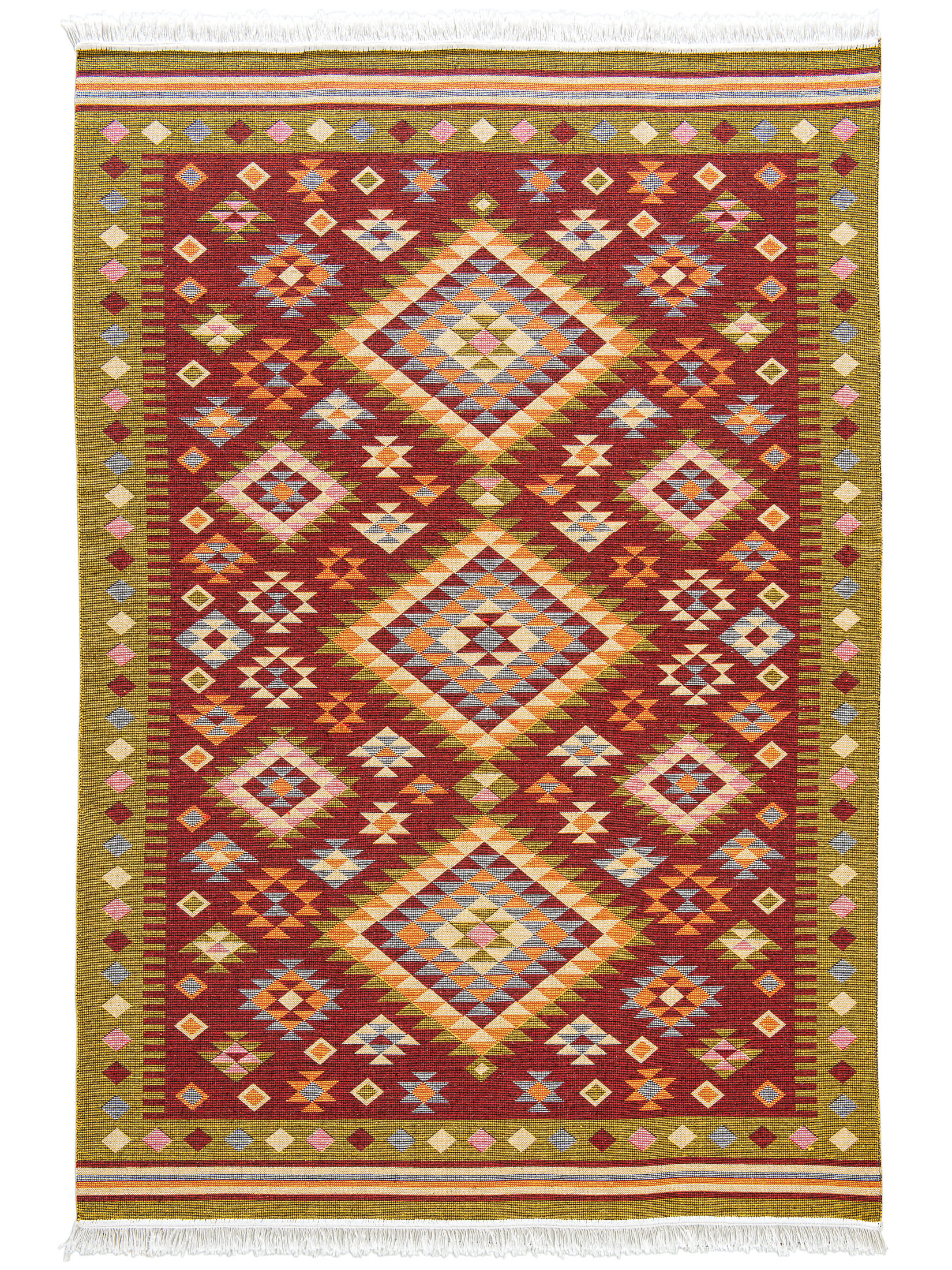 Tucumcari Orient-Teppich, Dunkelrot