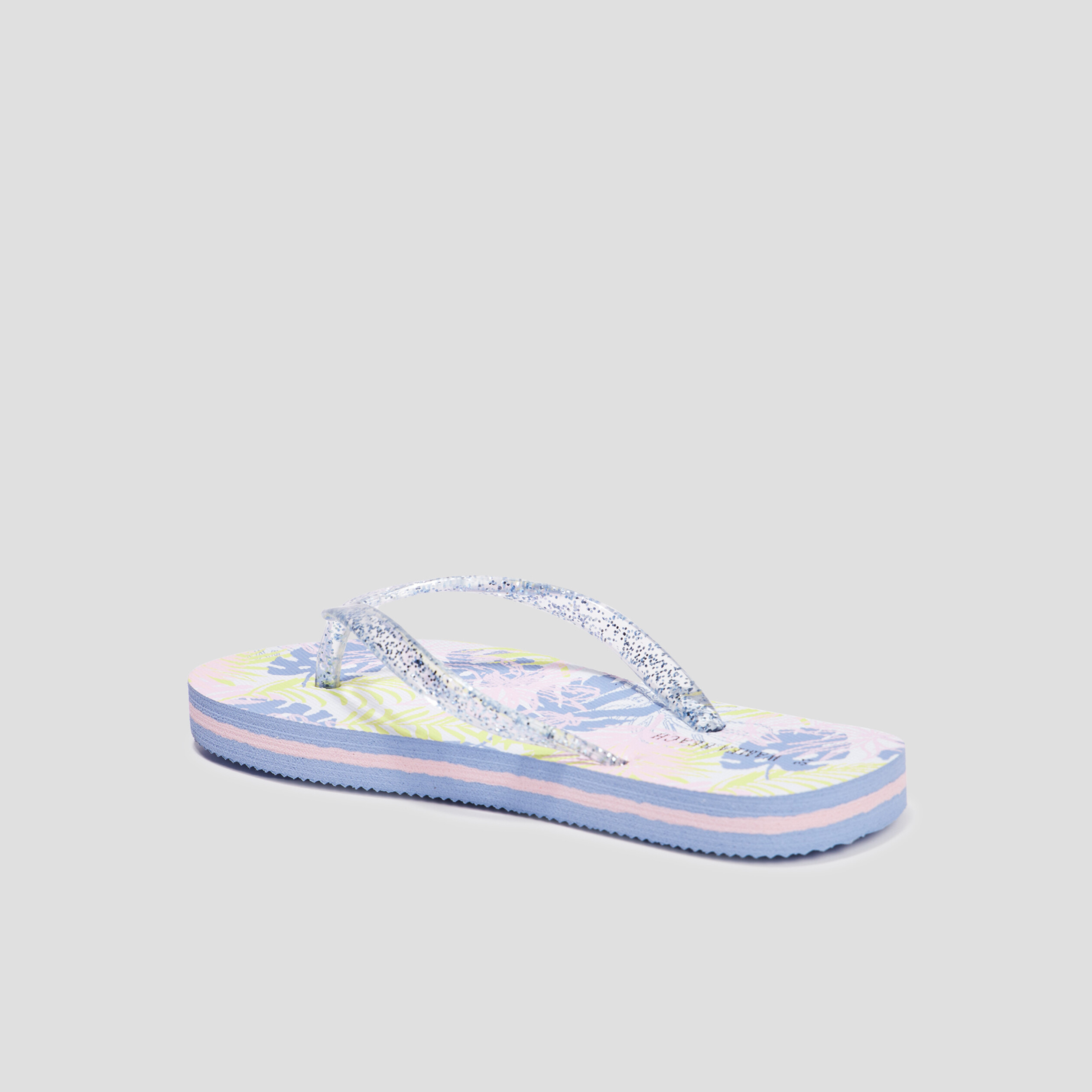Tongs détails pailletés Wamea Beach multicolore fille | La Halle