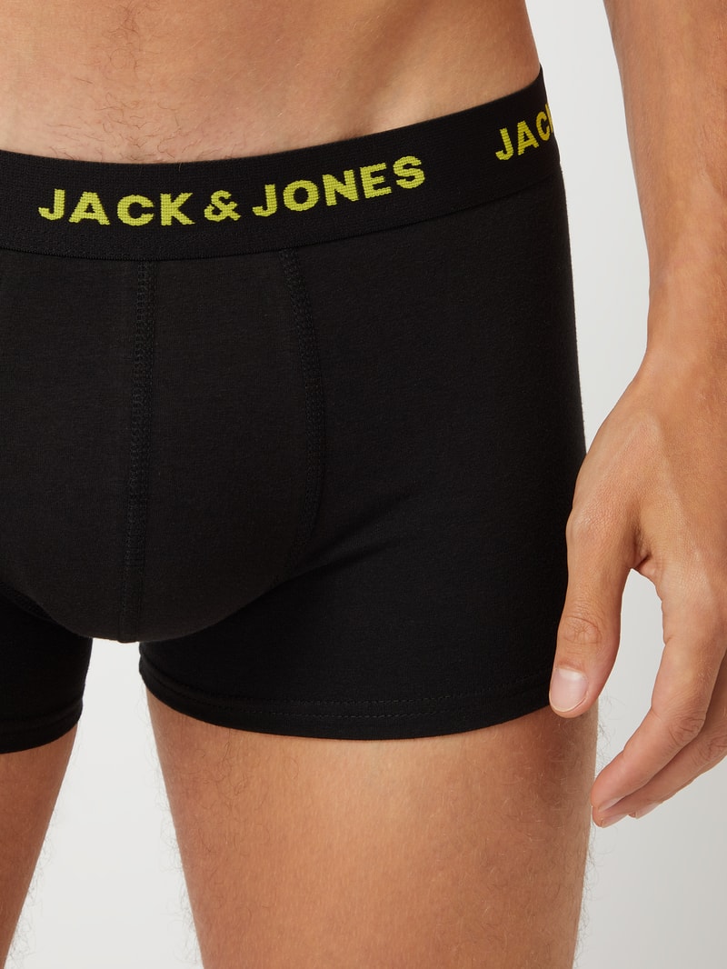 Trunks mit Stretch-Anteil im 7er-Pack in schwarz