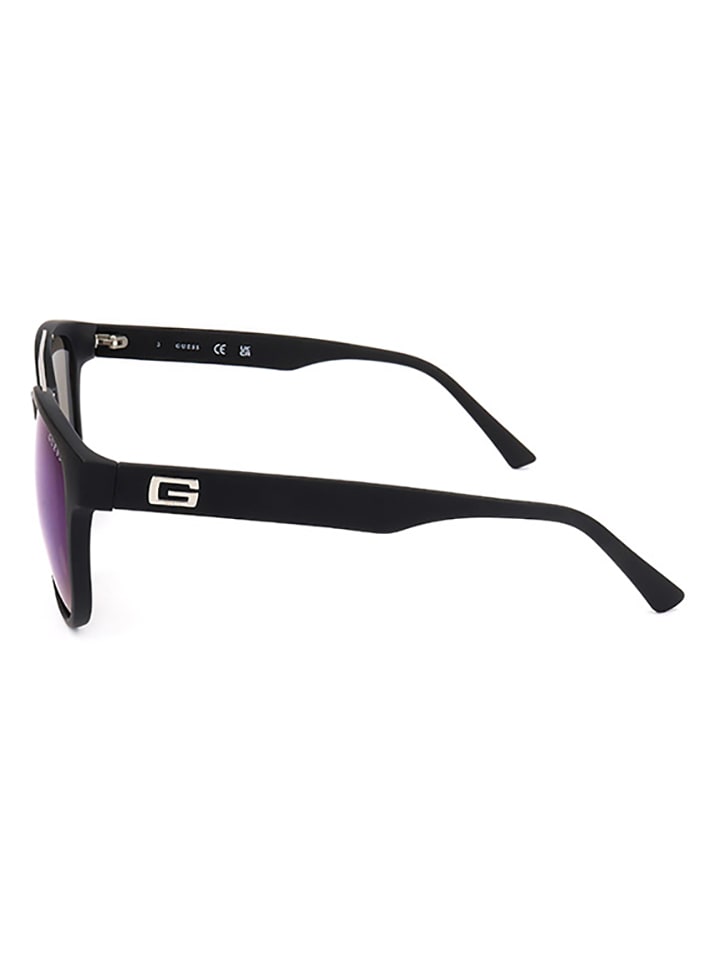 Guess Herren-Sonnenbrille in Blau/ Schwarz günstig kaufen 56