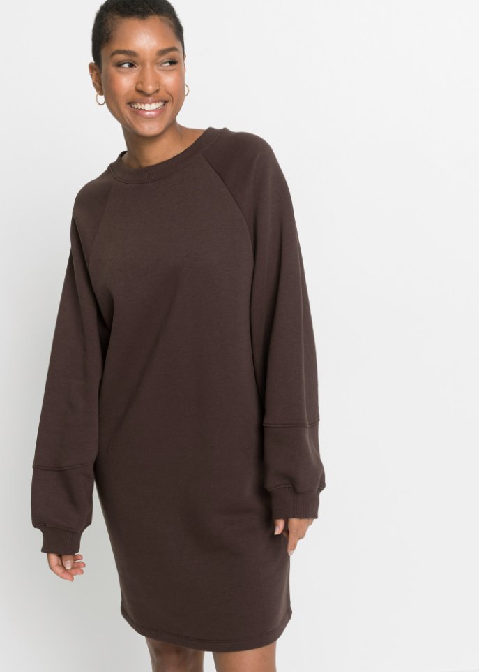 Sweatkleid mit Raglanärmel