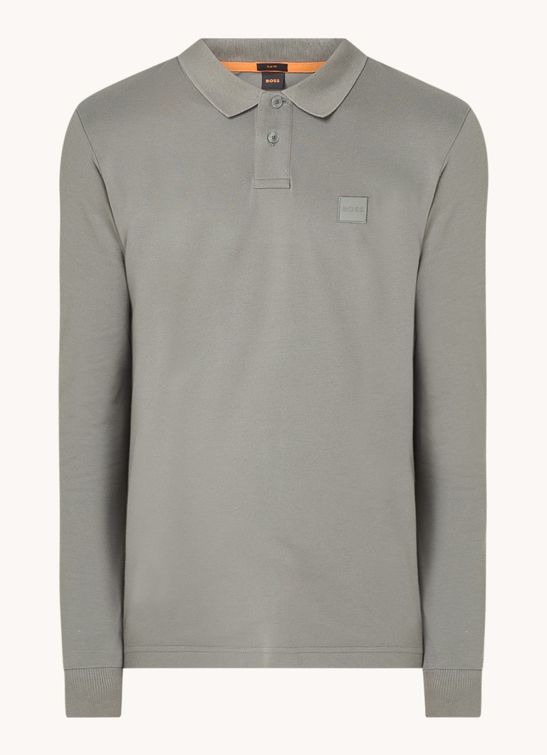 HUGO BOSS Passerby slim fit polo majica od pamučnog pikea s logotipom
