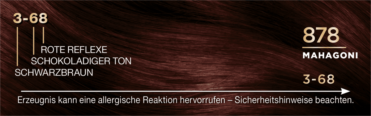Haarfarbe 878 Mahagoni, 1 St