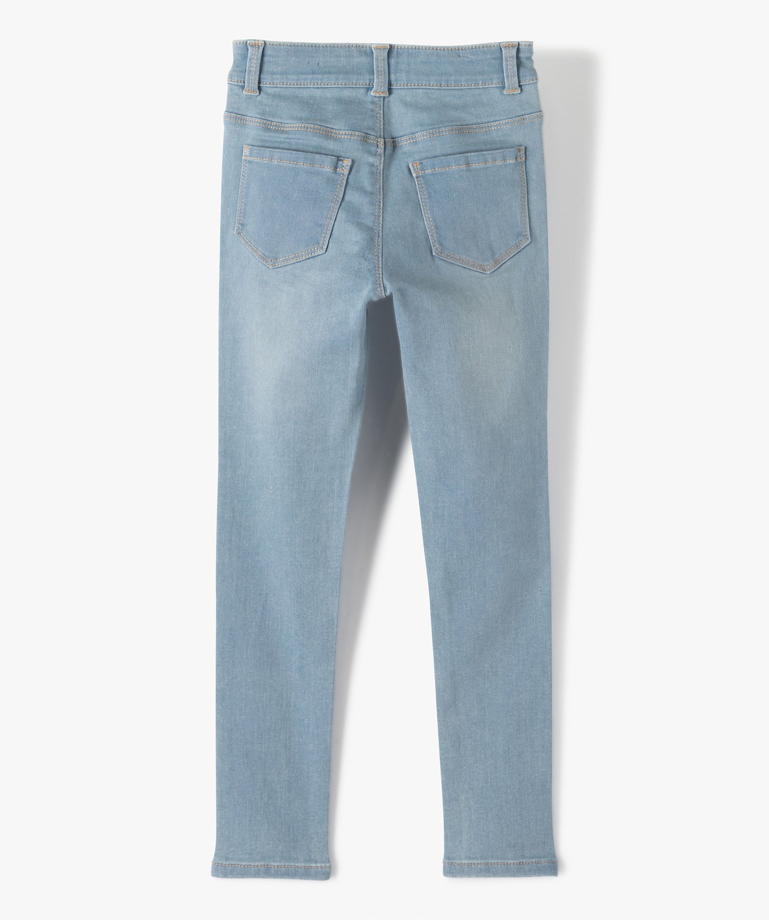 Jean fille coupe Skinny extensible denim | GEMO